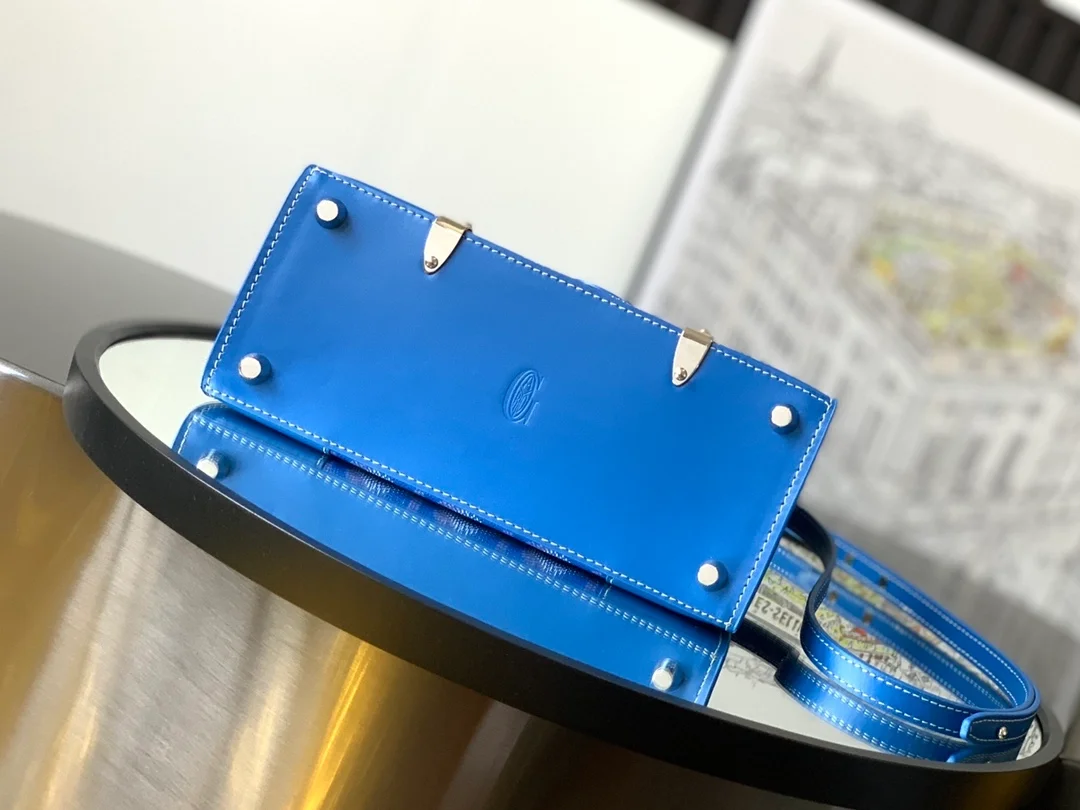 고야드 스트럭쳐 사이공 미니백 블루