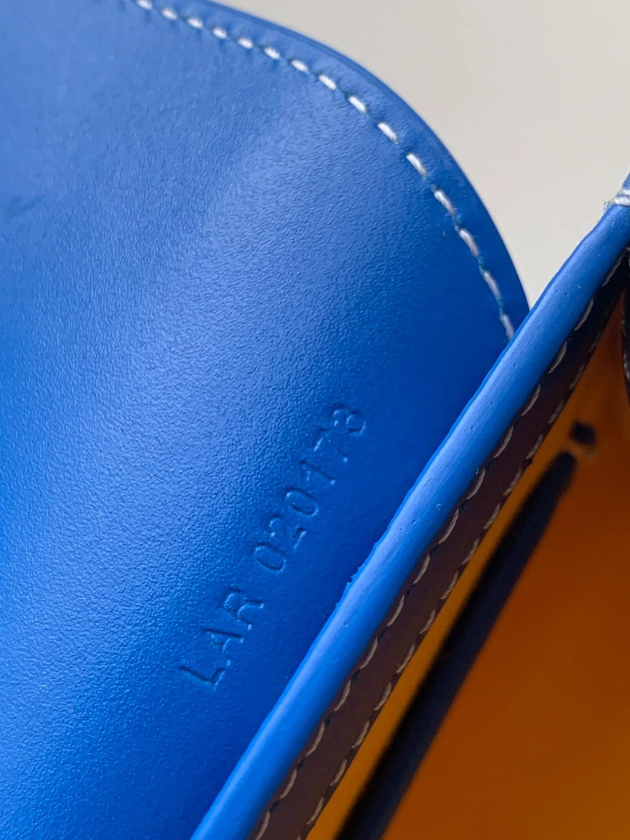 고야드 스트럭쳐 사이공 미니백 블루