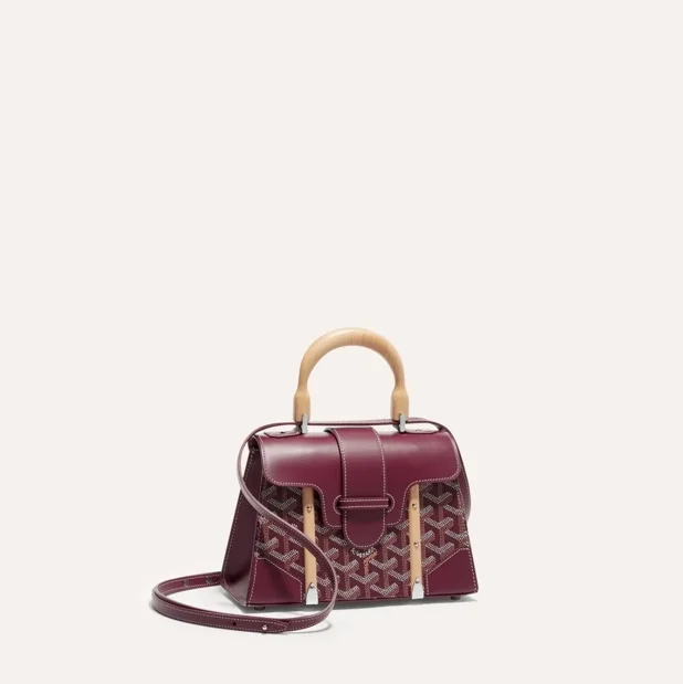 고야드 스트럭쳐 사이공 미니백 버건디