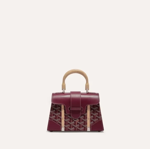 고야드 스트럭쳐 사이공 미니백 버건디