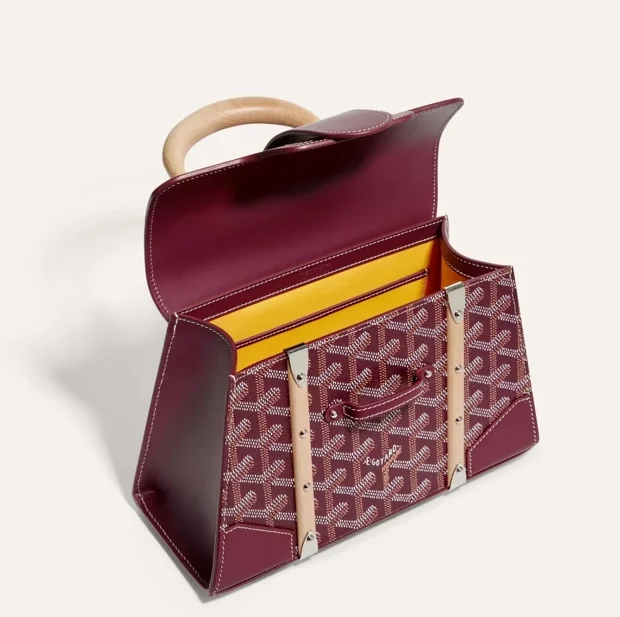 고야드 스트럭쳐 사이공 미니백 버건디