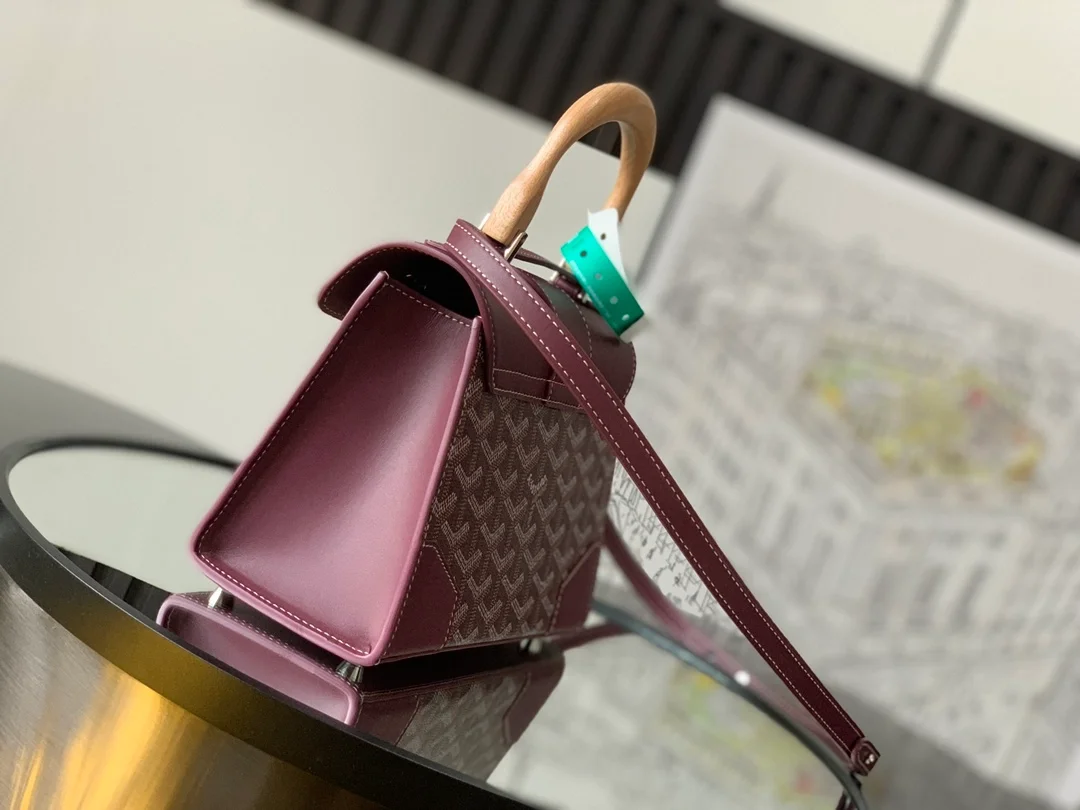 고야드 스트럭쳐 사이공 미니백 버건디