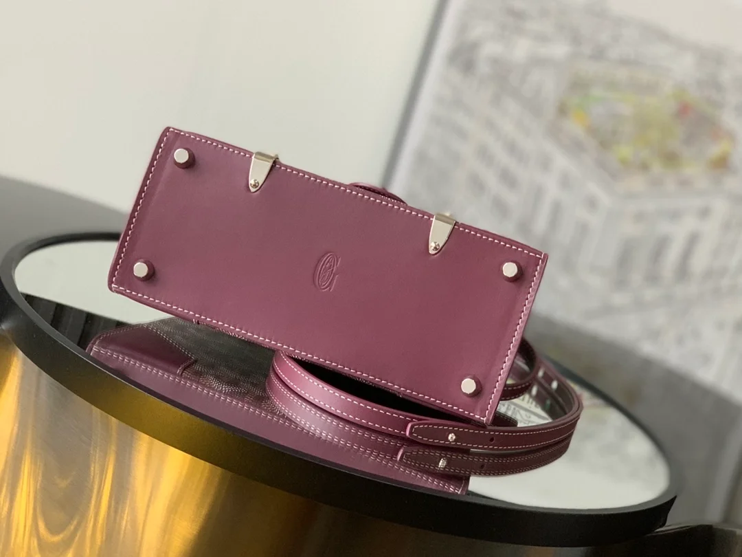 고야드 스트럭쳐 사이공 미니백 버건디