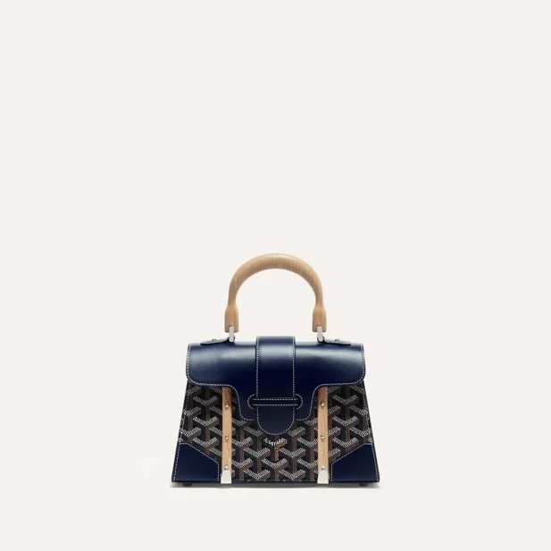 고야드 스트럭쳐 사이공 미니백 네이비