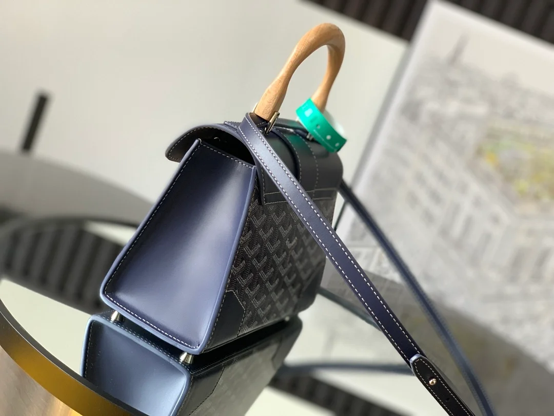 고야드 스트럭쳐 사이공 미니백 네이비