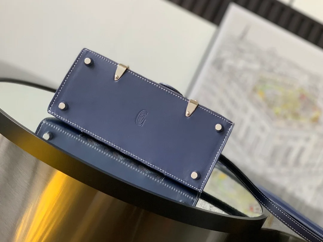 고야드 스트럭쳐 사이공 미니백 네이비