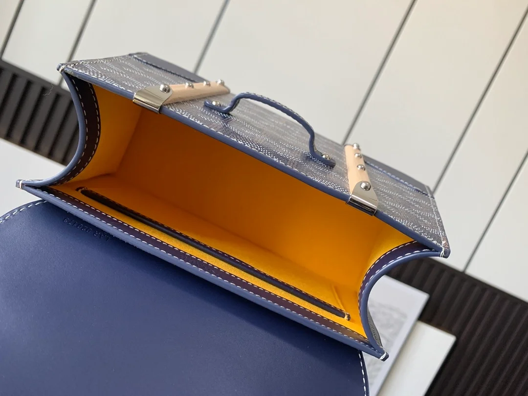 고야드 스트럭쳐 사이공 미니백 네이비