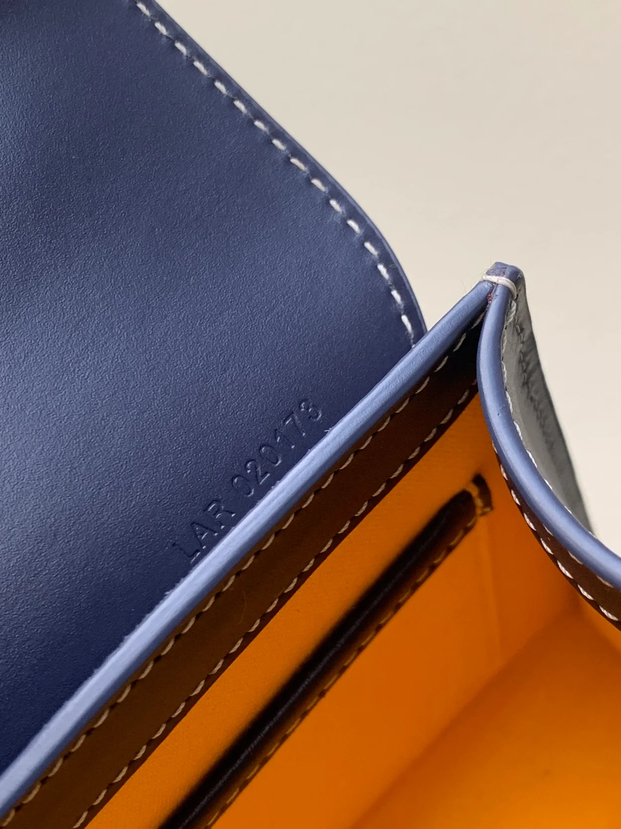 고야드 스트럭쳐 사이공 미니백 네이비