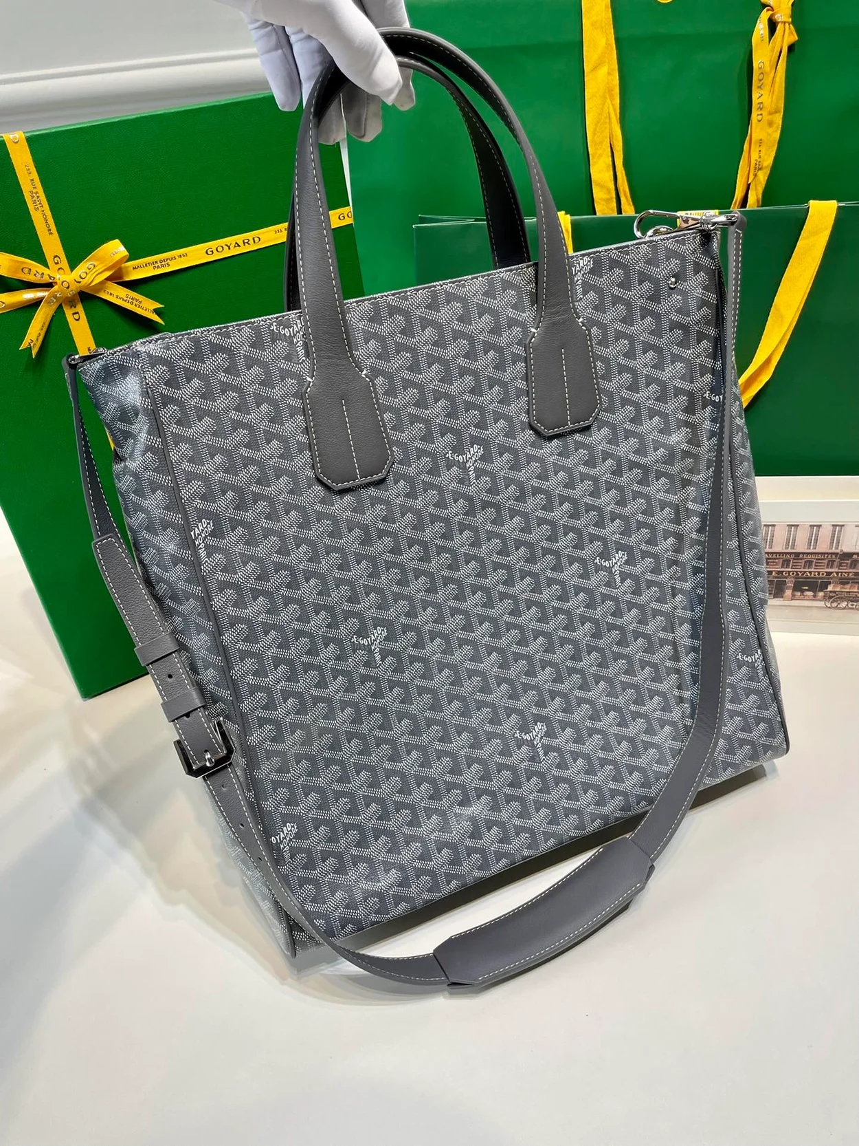 고야드 볼테르 백 그레이