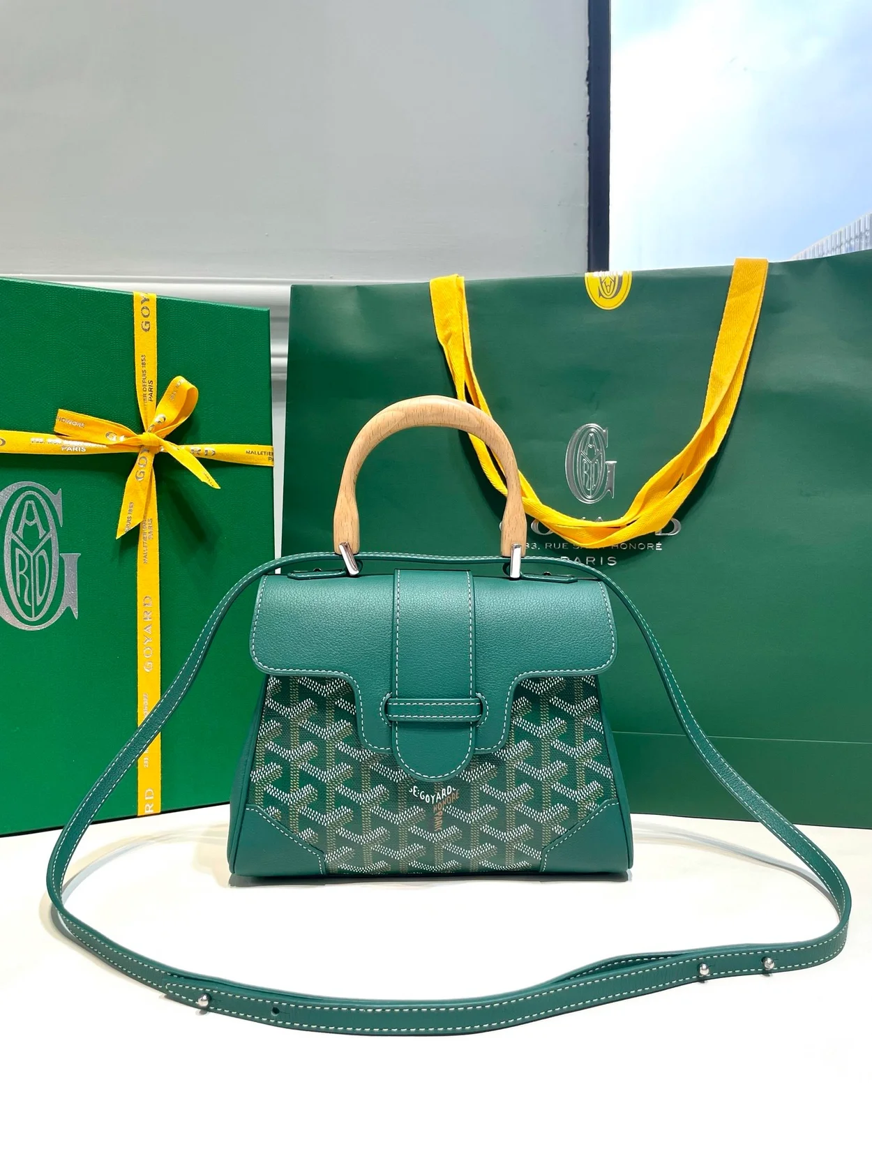 고야드 소프트 사이공 미니백 그린