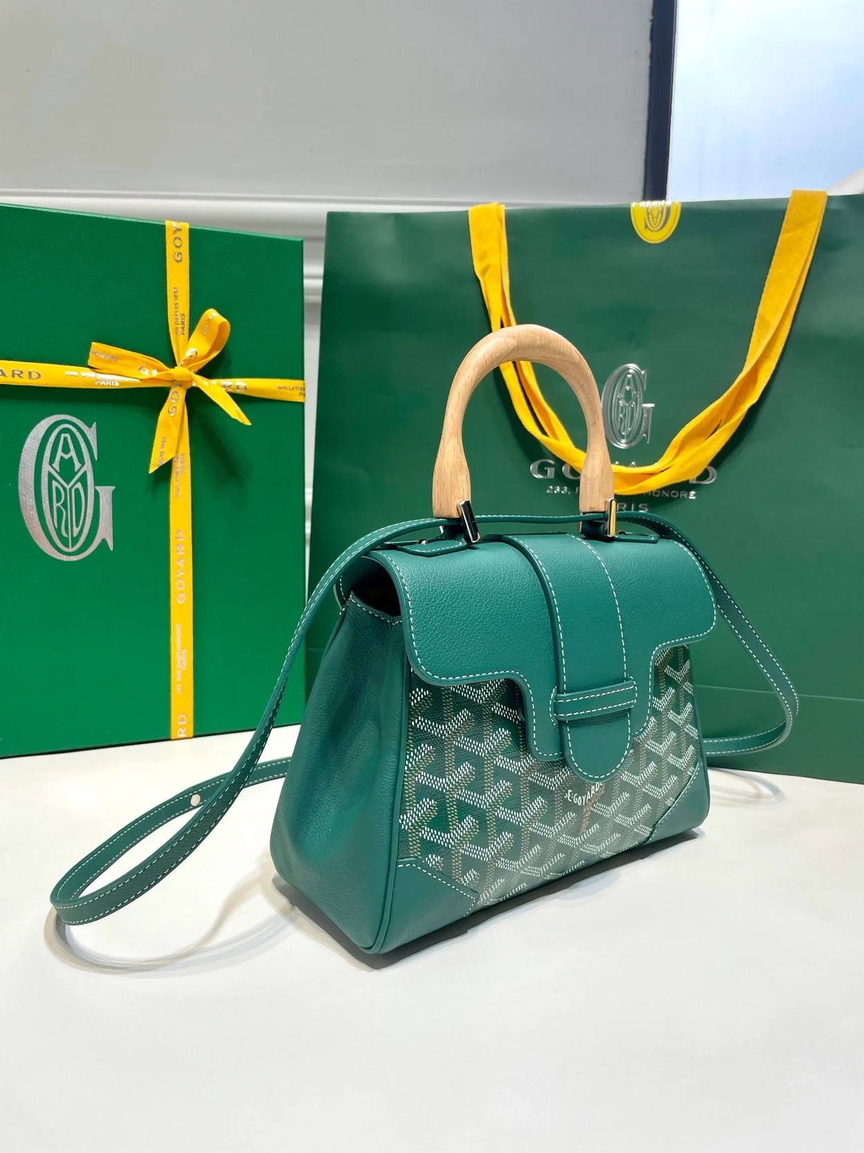 고야드 소프트 사이공 미니백 그린