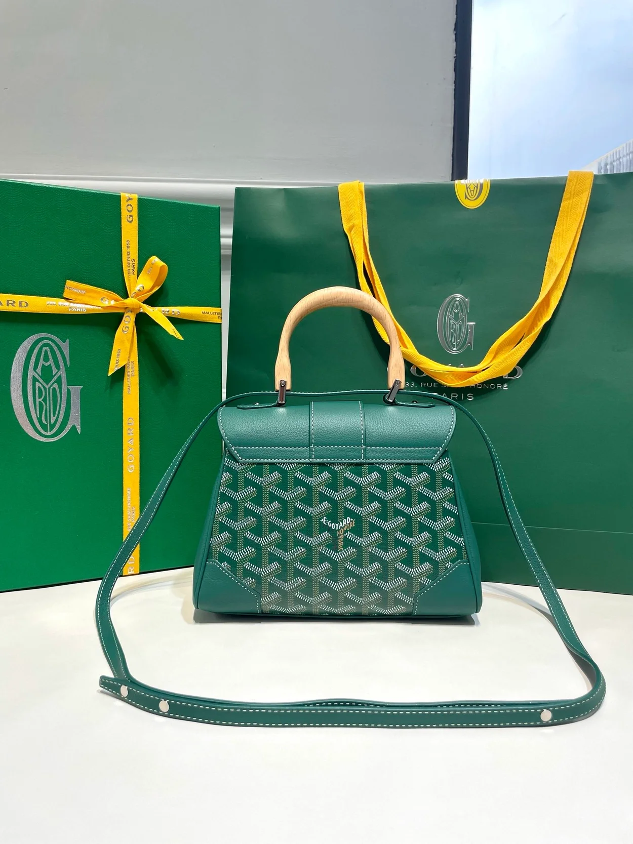 고야드 소프트 사이공 미니백 그린