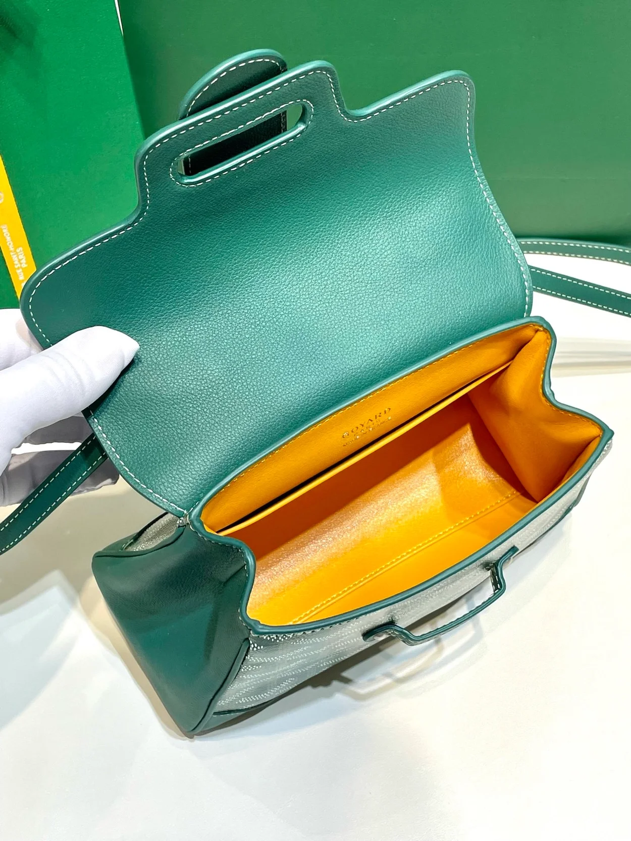 고야드 소프트 사이공 미니백 그린