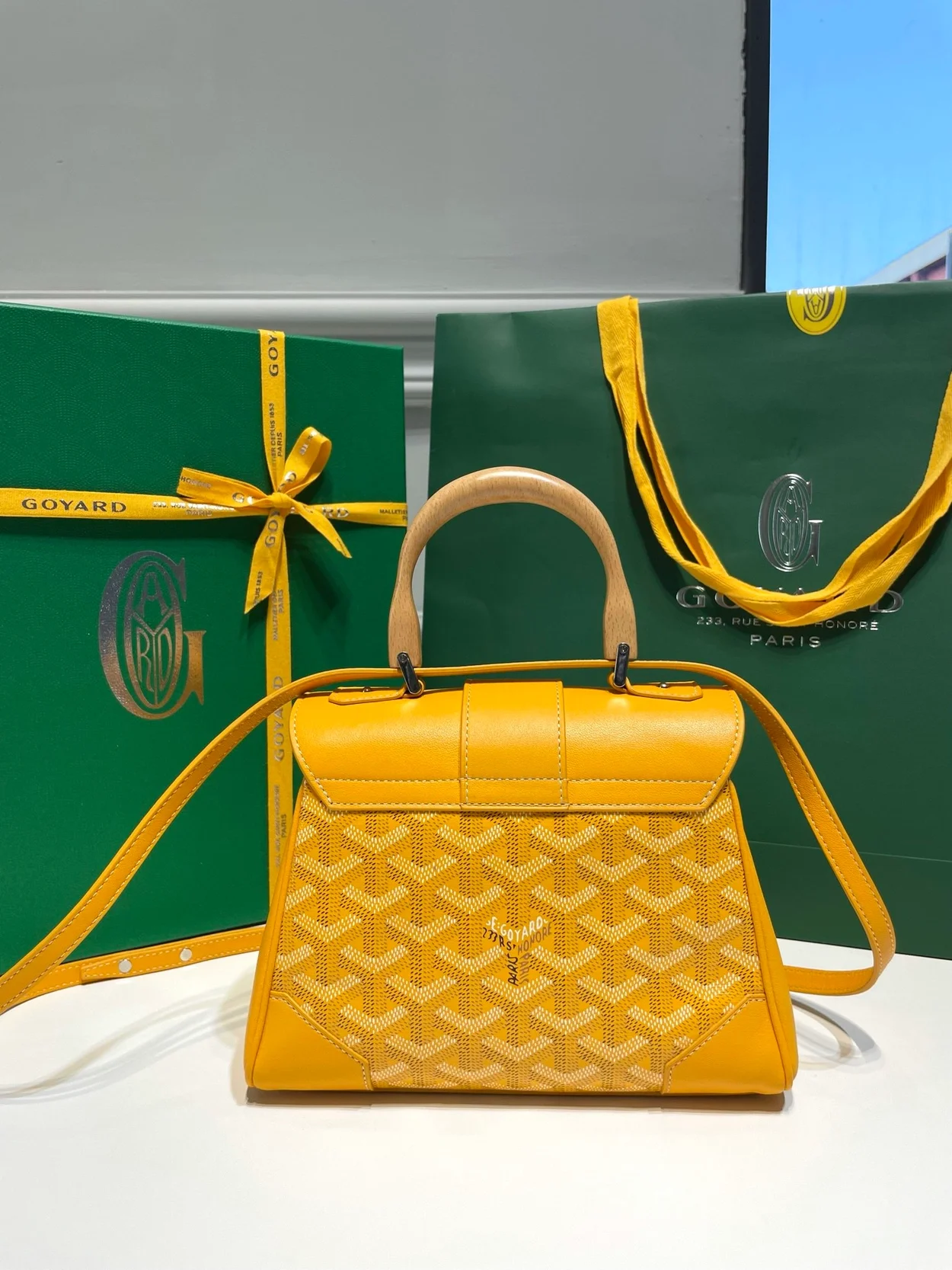 고야드 소프트 사이공 미니백 옐로우