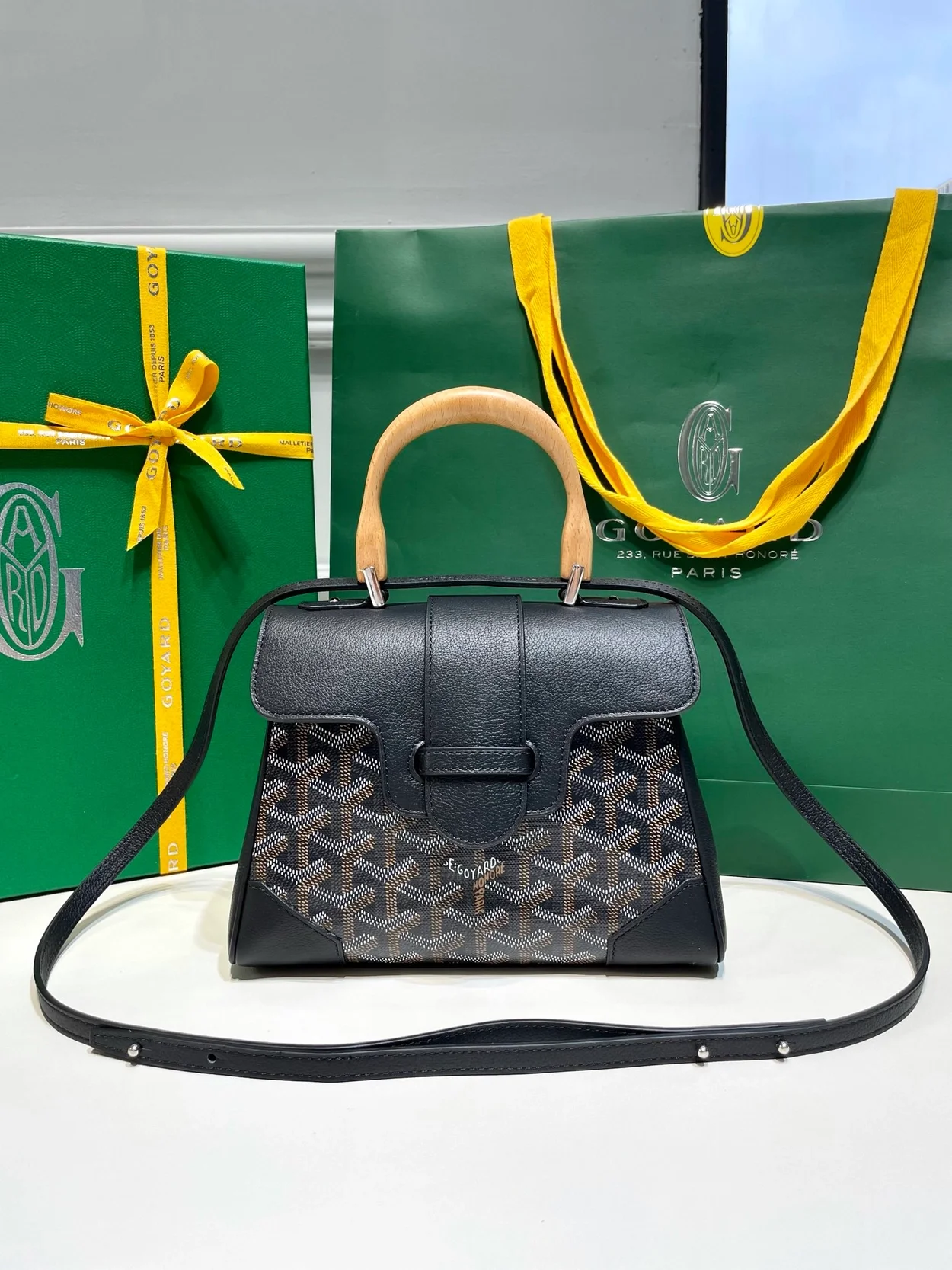 고야드 소프트 사이공 미니백 블랙