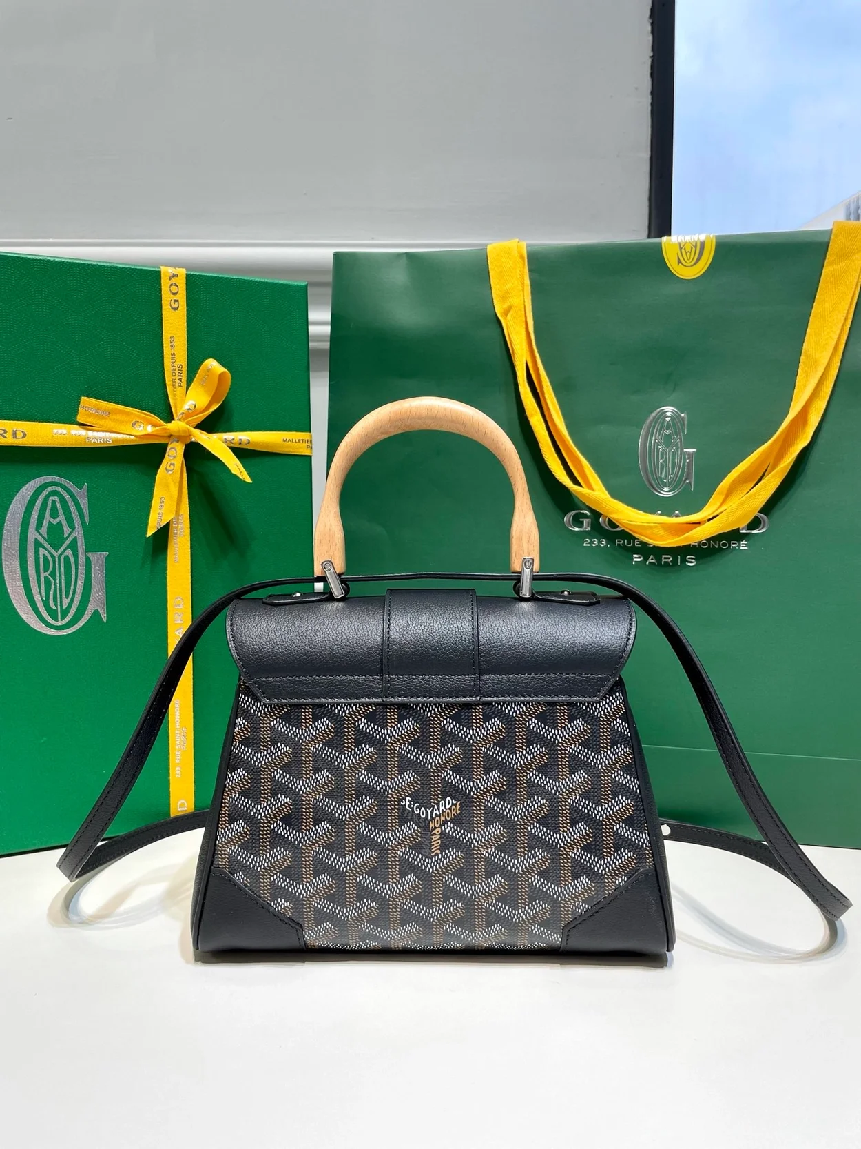 고야드 소프트 사이공 미니백 블랙