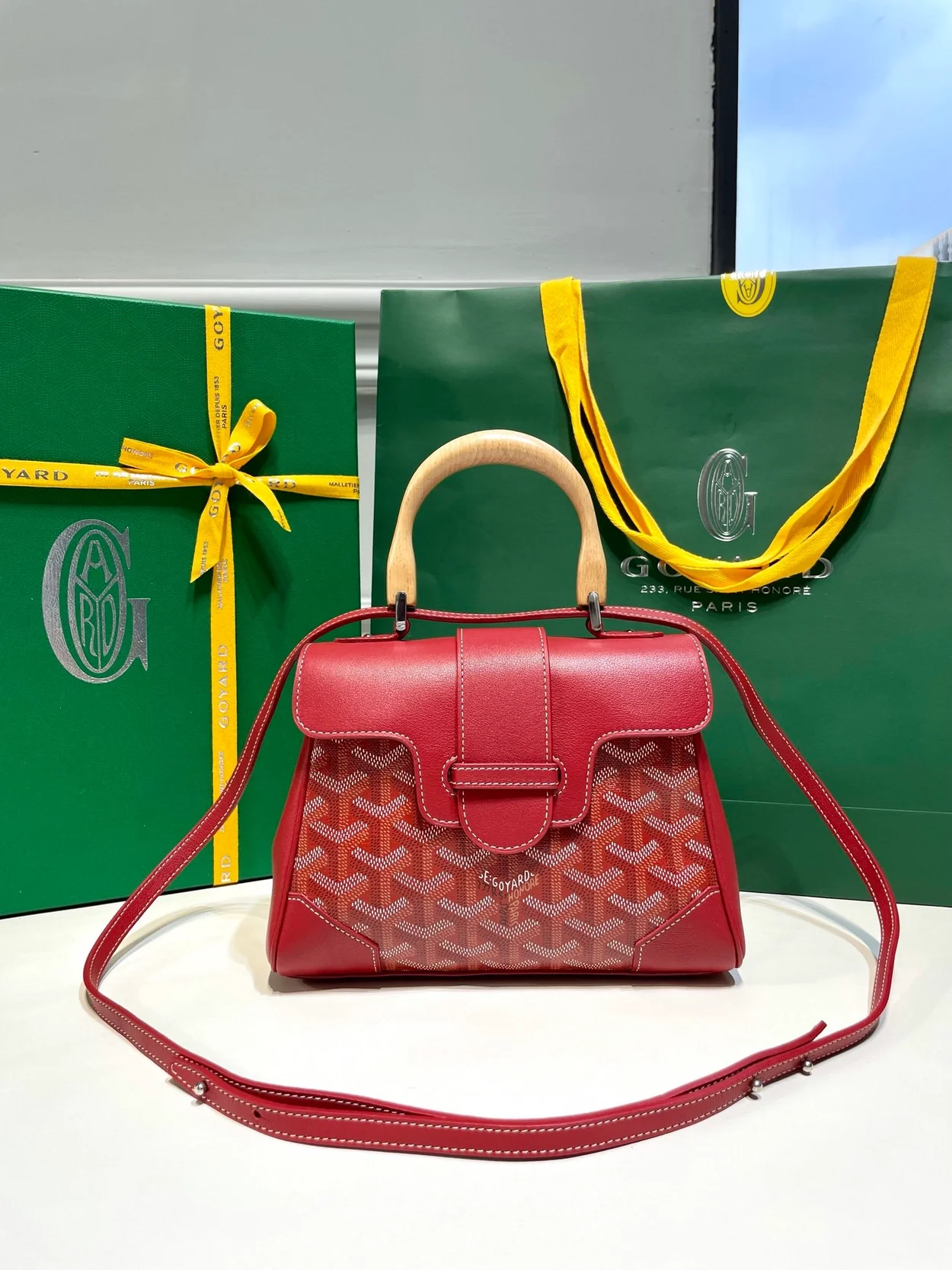 고야드 소프트 사이공 미니백 레드