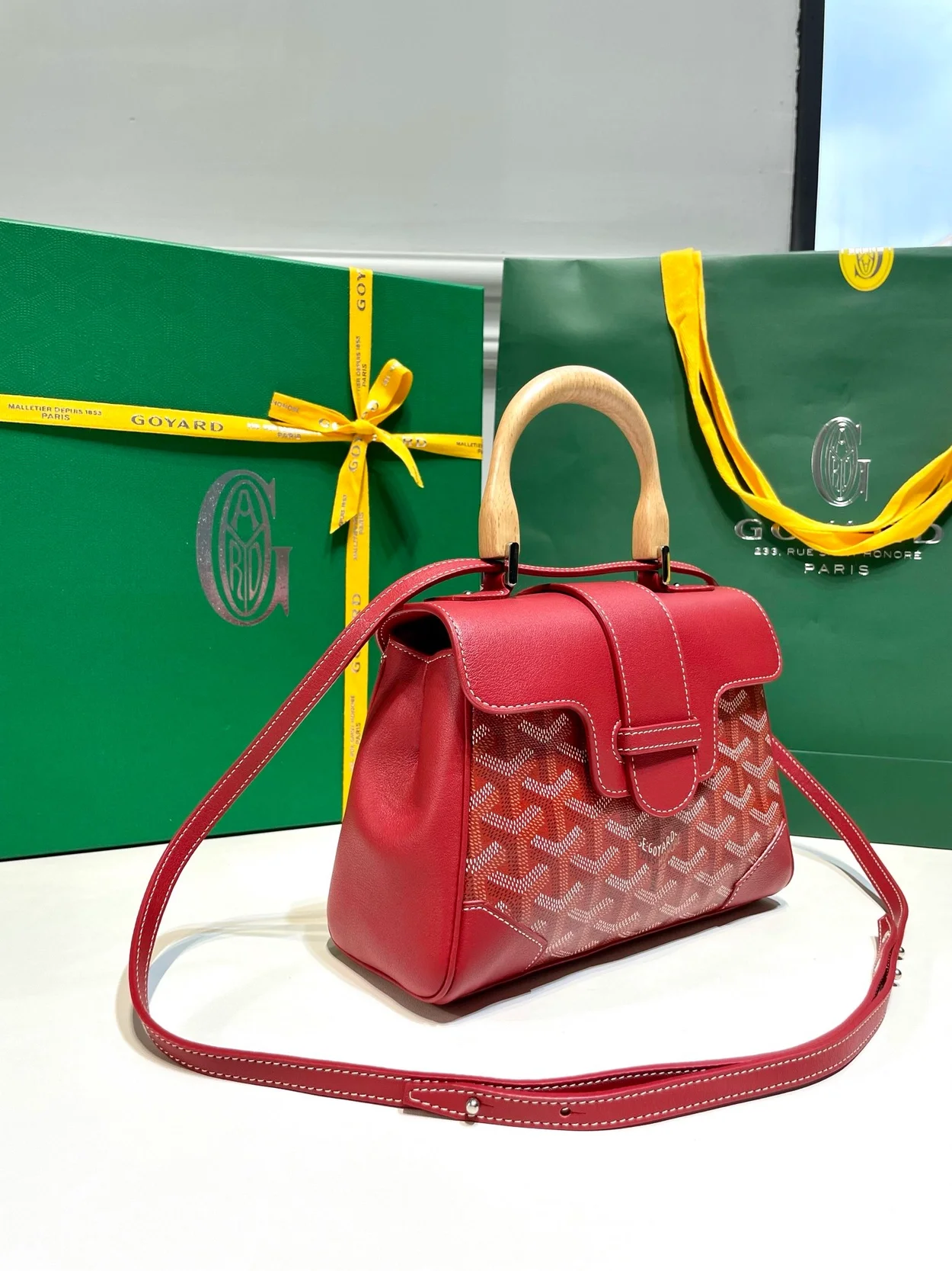 고야드 소프트 사이공 미니백 레드