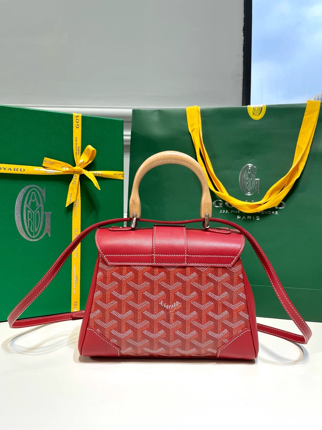 고야드 소프트 사이공 미니백 레드