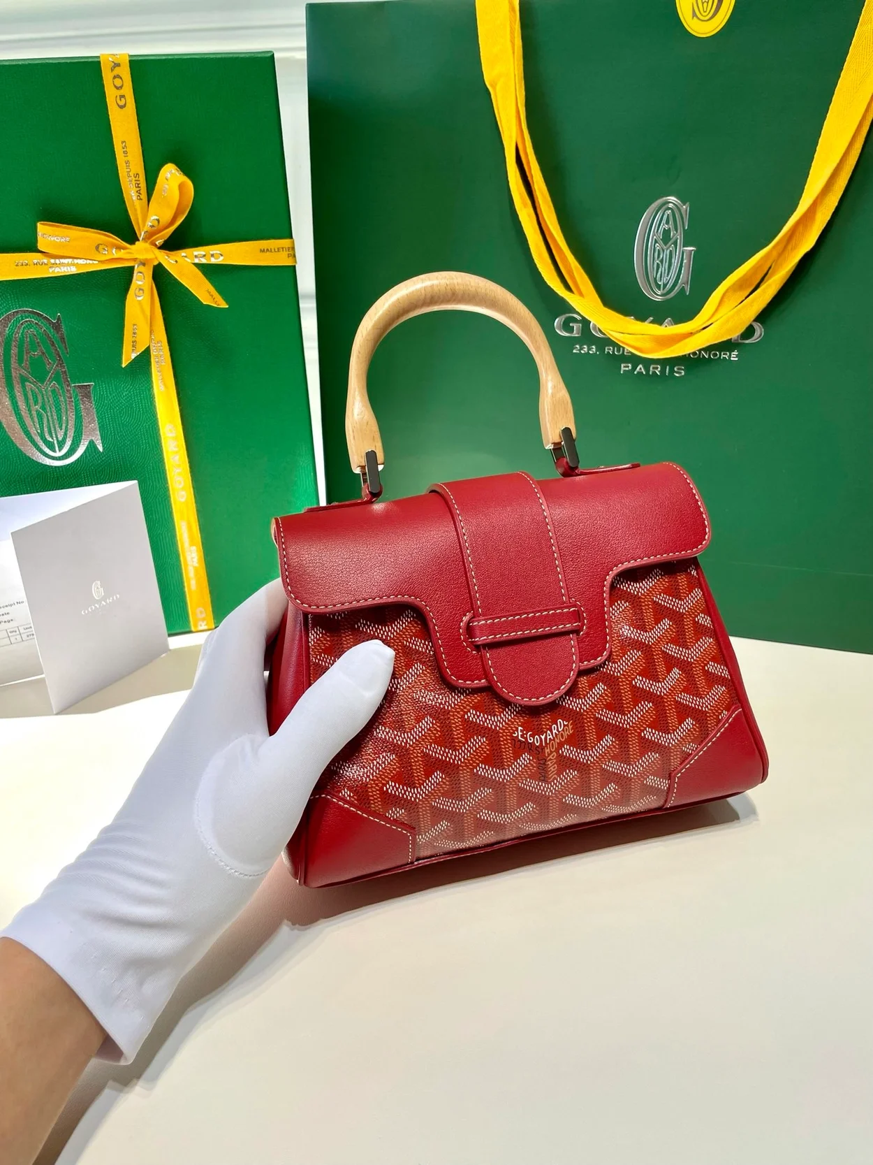 고야드 소프트 사이공 미니백 레드