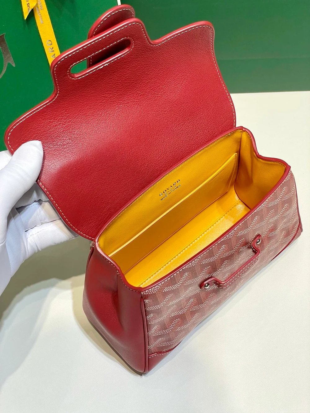 고야드 소프트 사이공 미니백 레드