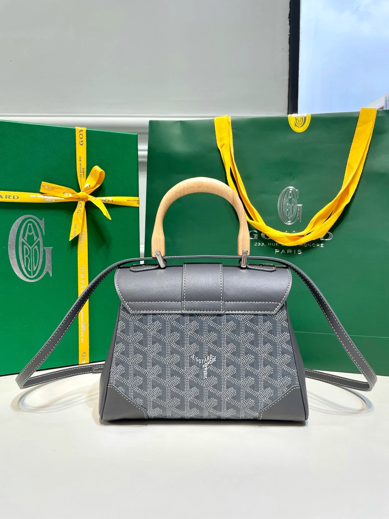 고야드 소프트 사이공 미니백 그레이