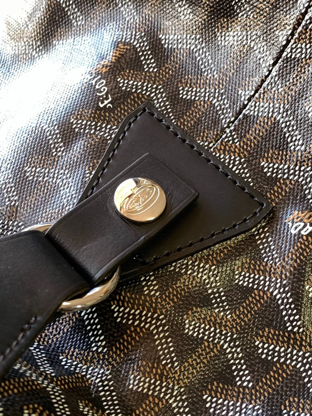 고야드 보잉 보스턴 55 백 블랙