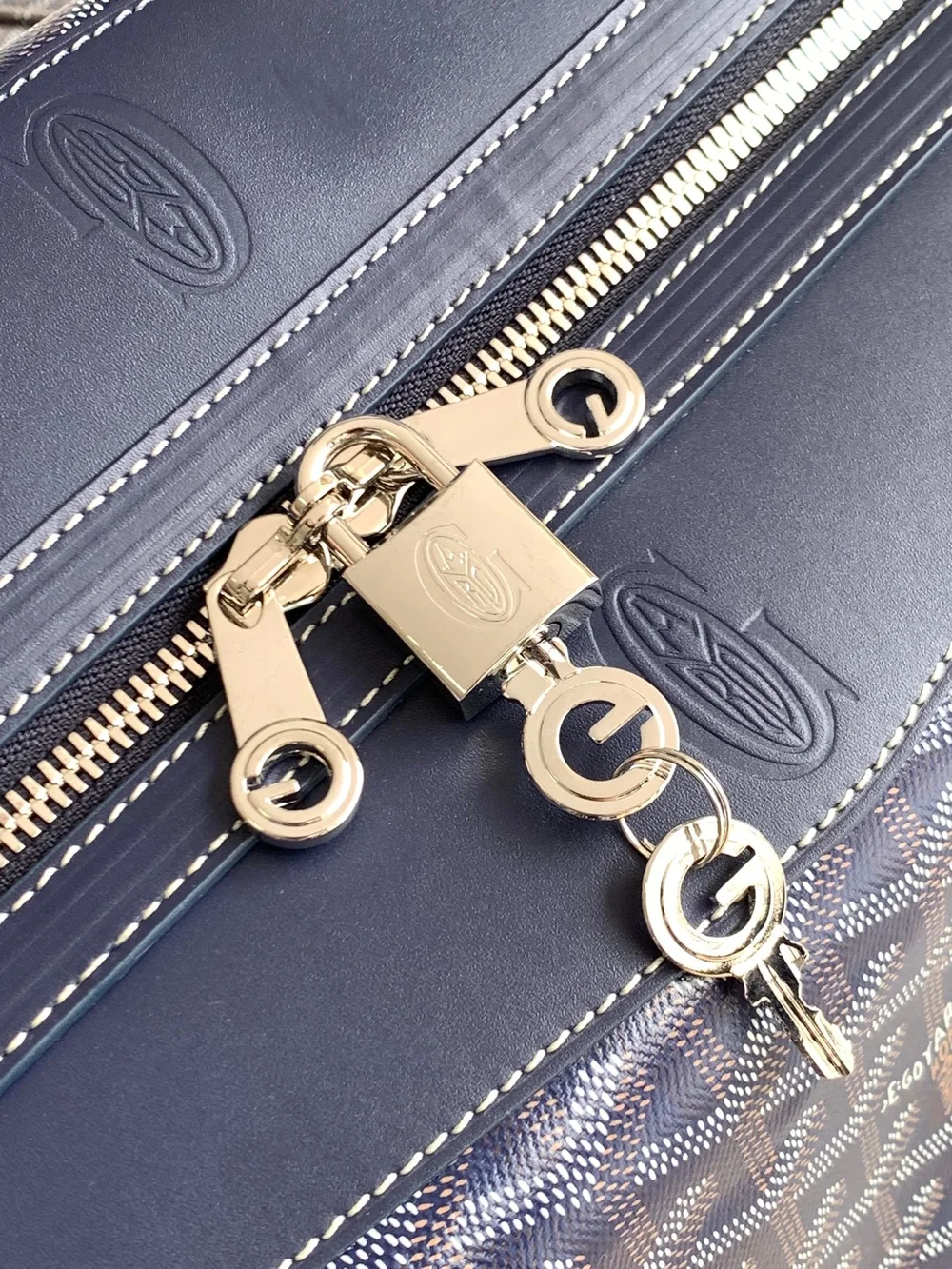 고야드 보잉 보스턴 55 백 네이비