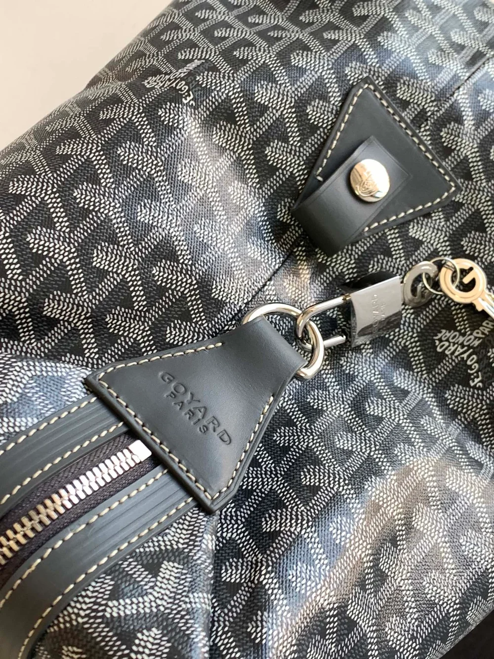 고야드 보잉 보스턴 45 백 그레이