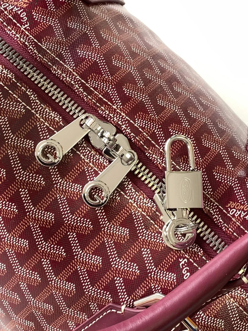 고야드 보스턴 50 백 버건디