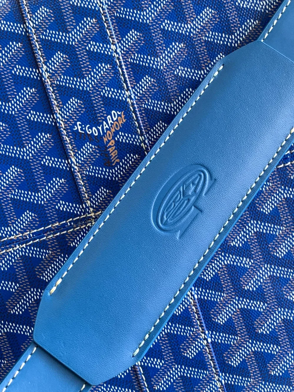 고야드 보스턴 50 백 블루