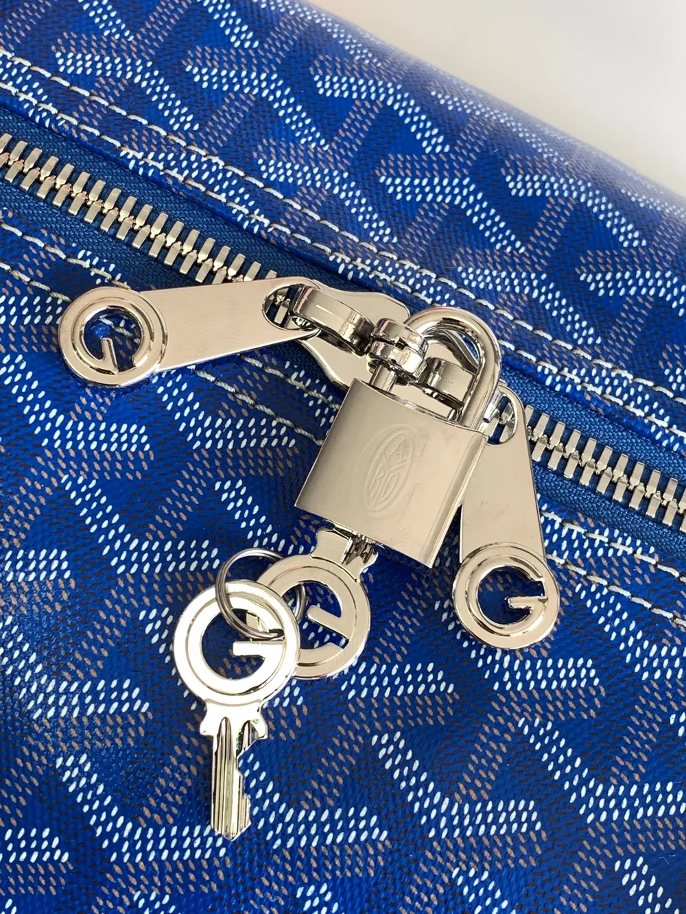 고야드 보스턴 50 백 블루