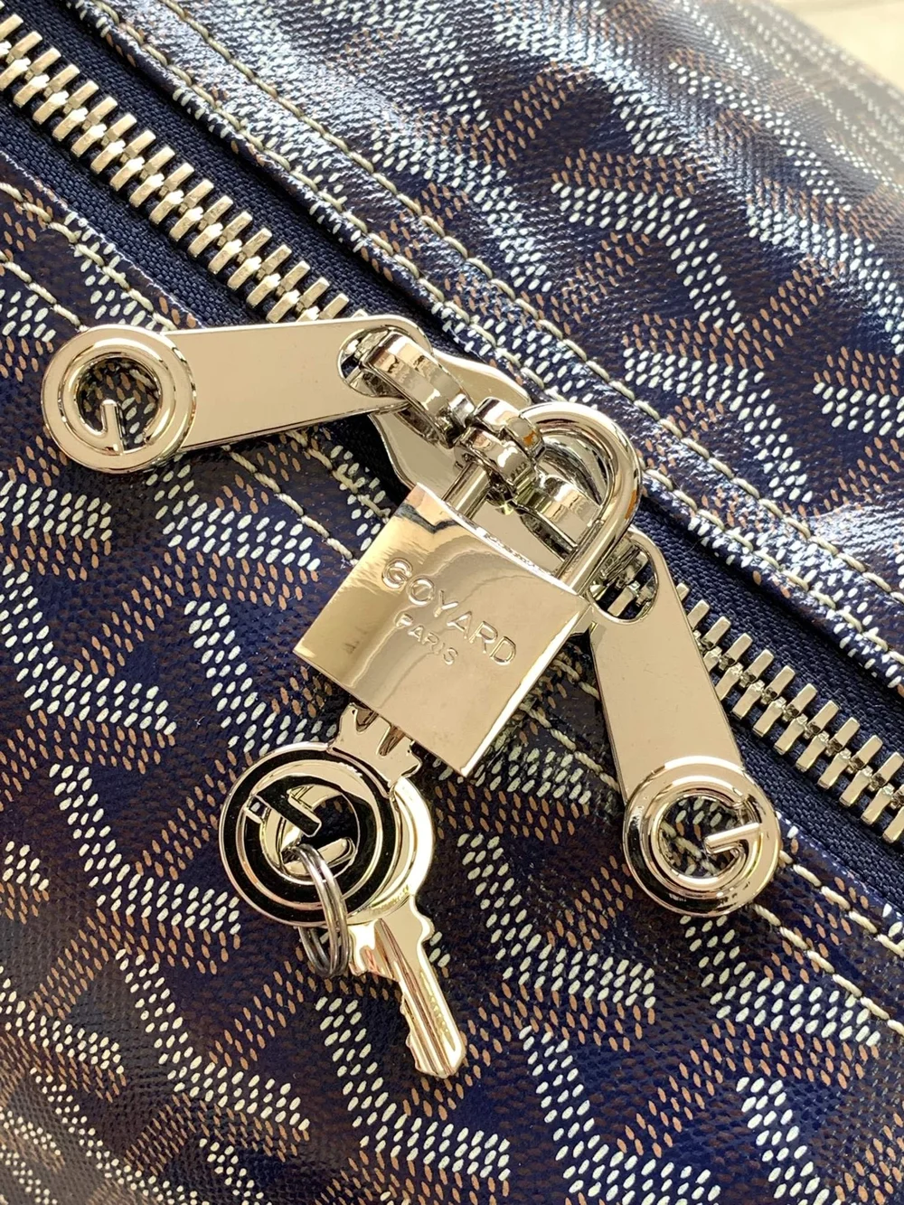 고야드 보스턴 45 백 네이비