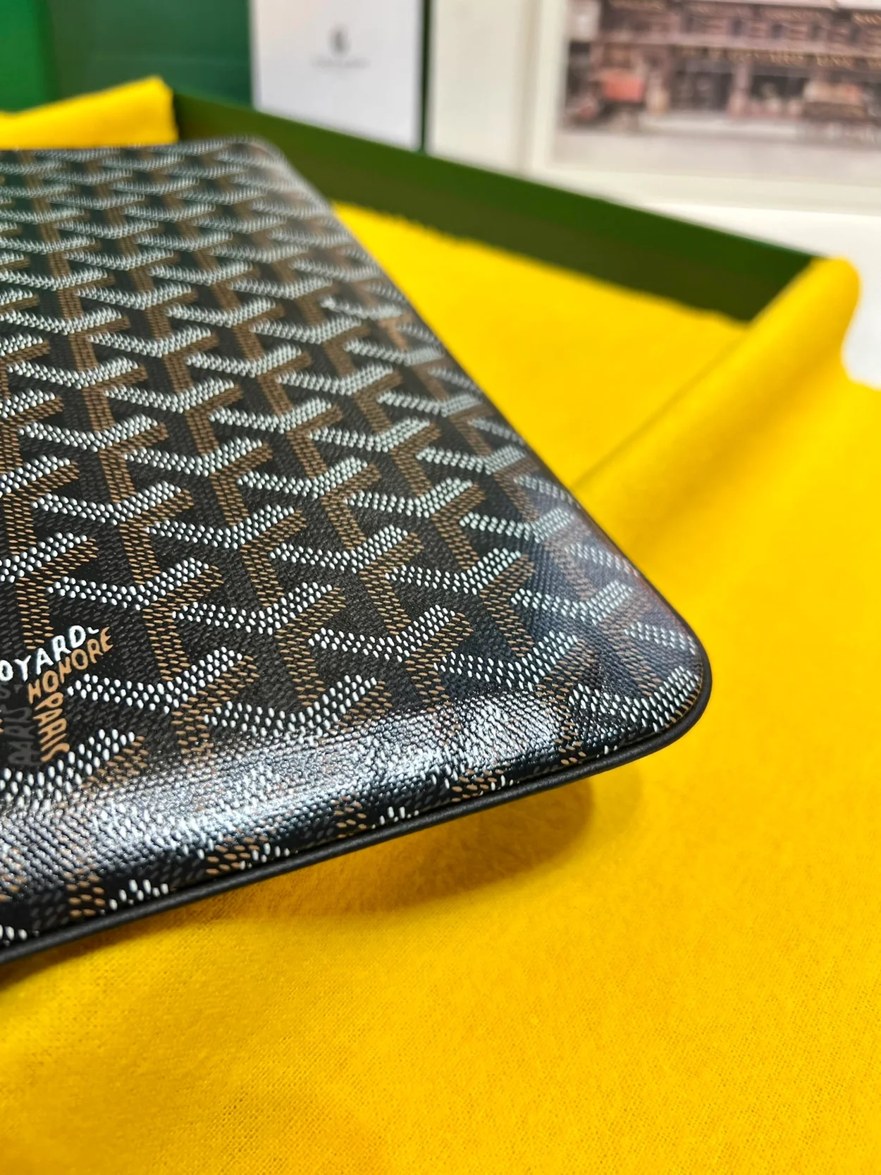 고야드 세나 클러치 MGM 블랙