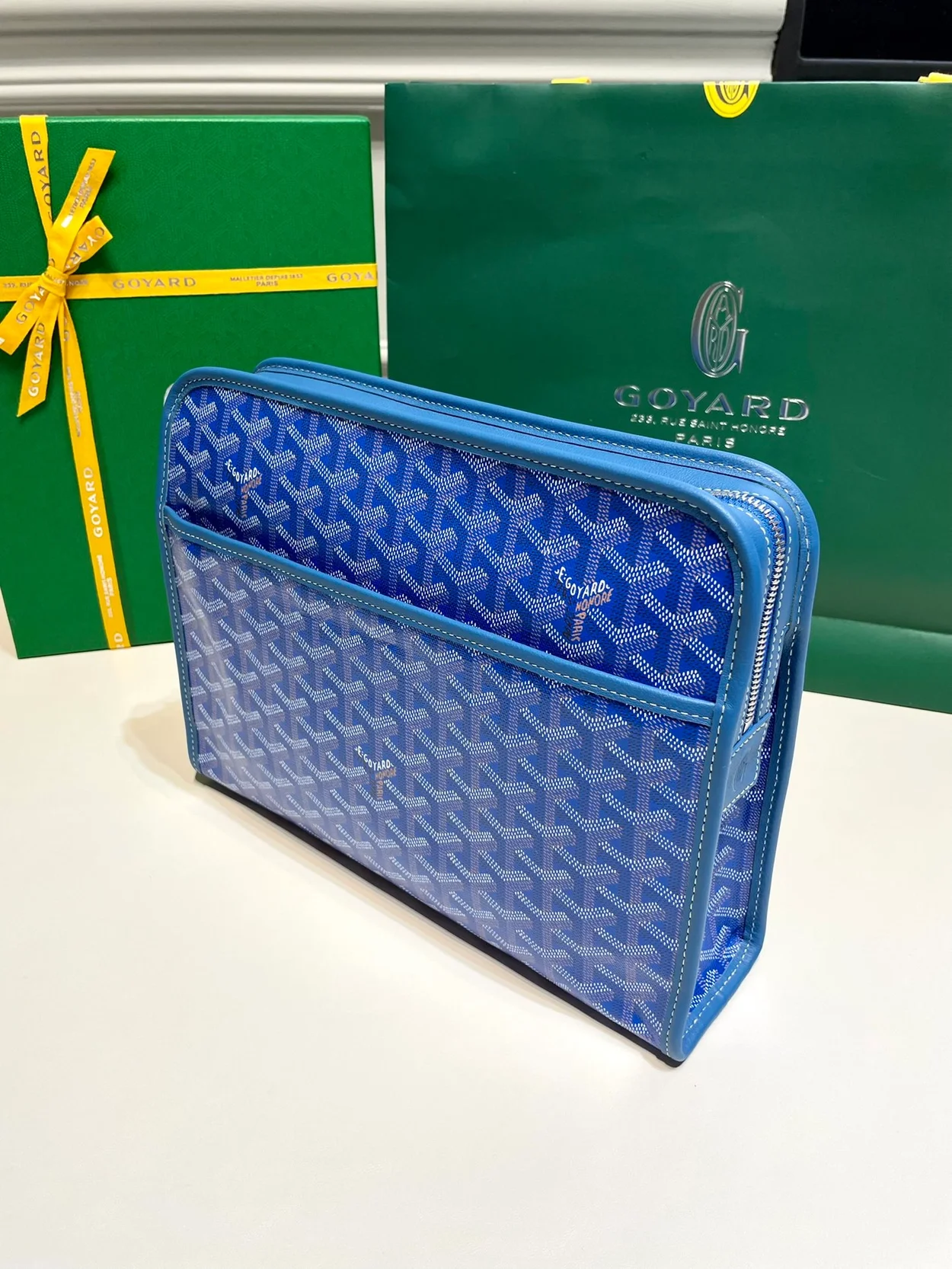 고야드 쥬방스 백 GM 블루