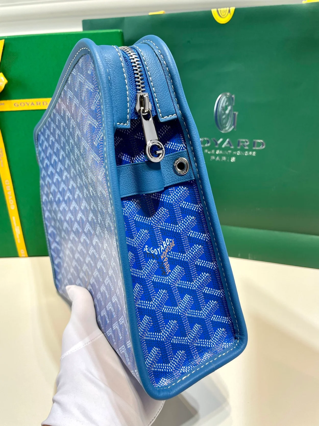 고야드 쥬방스 백 GM 블루