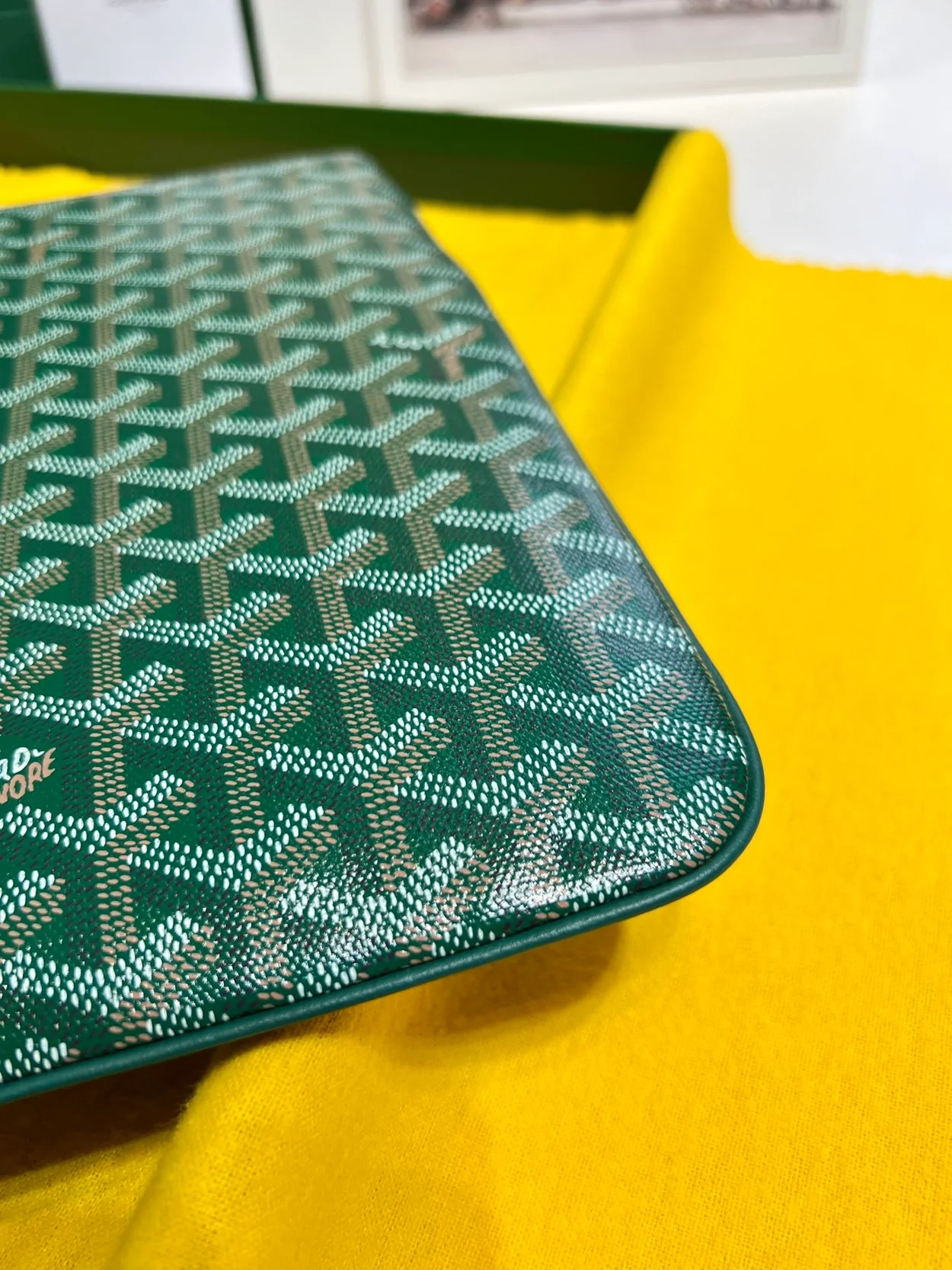 고야드 세나 클러치 MGM 그린