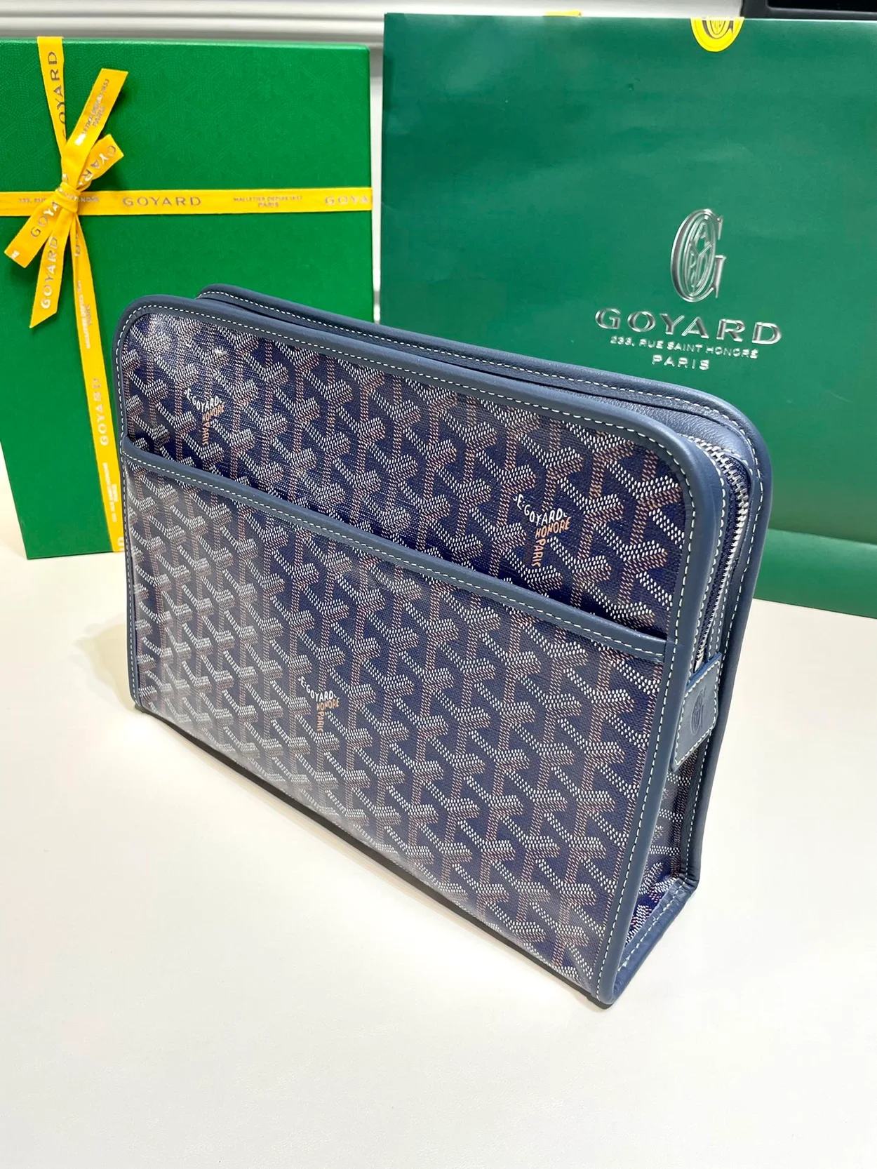 고야드 쥬방스 백 GM 네이비