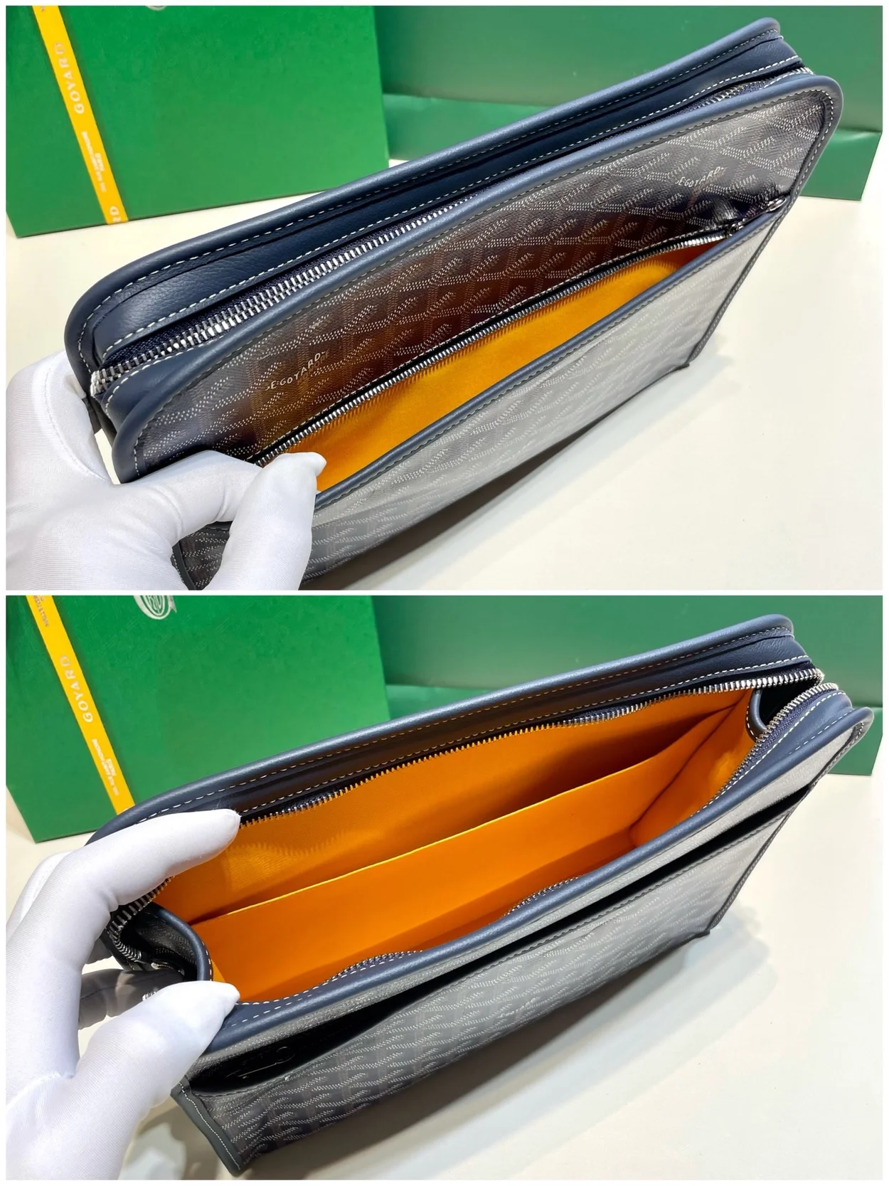 고야드 쥬방스 백 GM 네이비