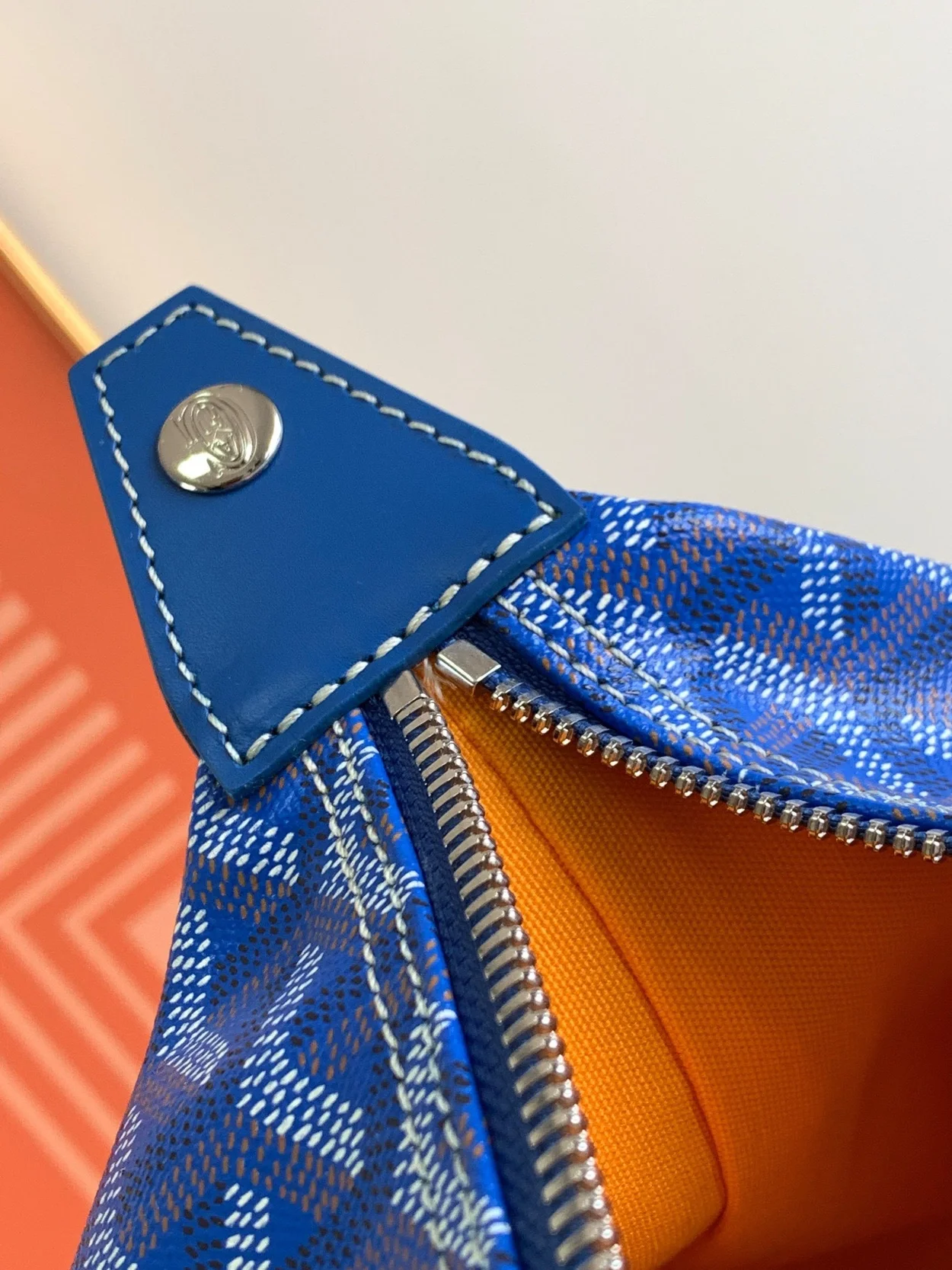 고야드 볼링 25 클러치 블루