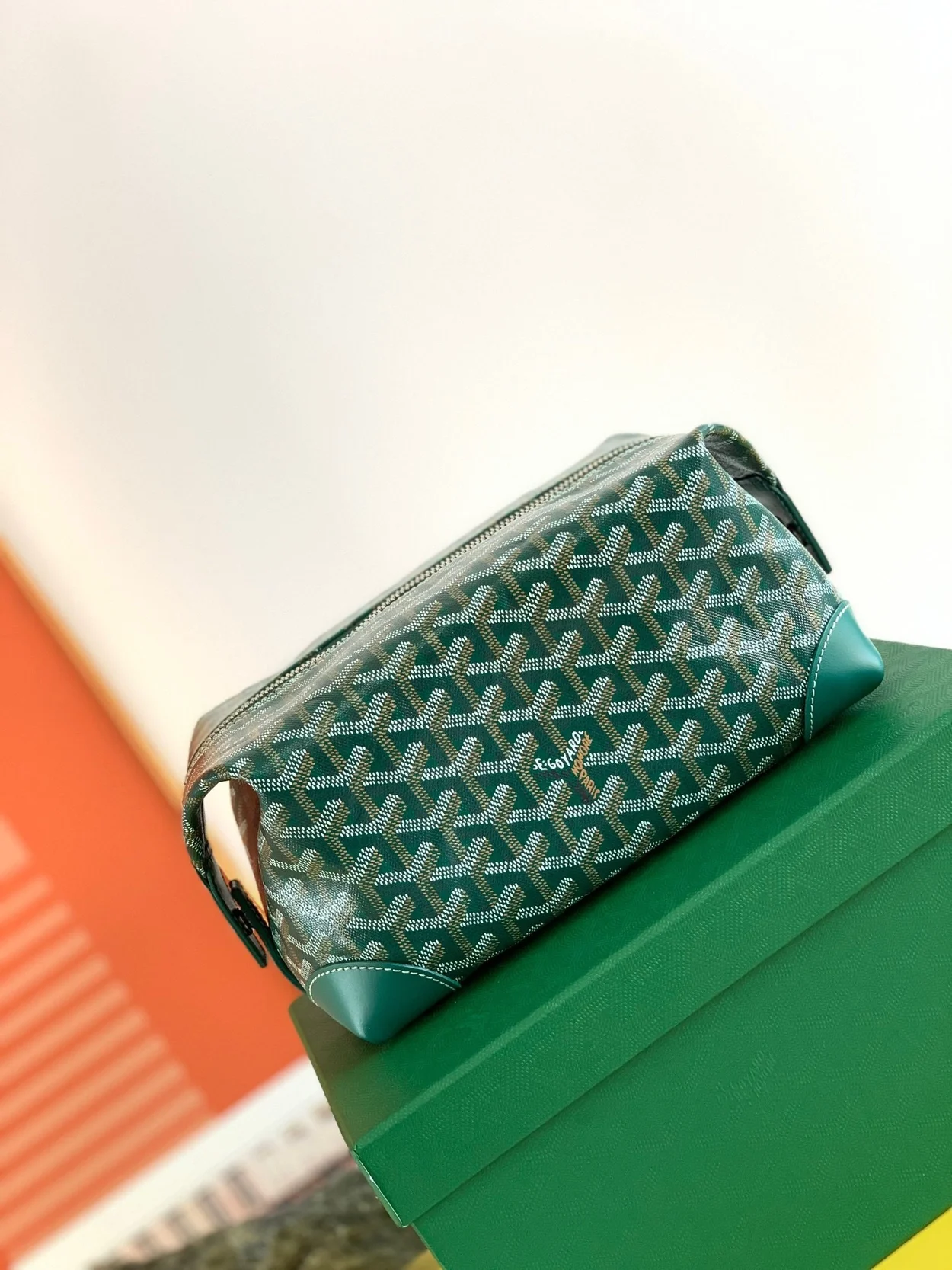 고야드 볼링 25 클러치 그린