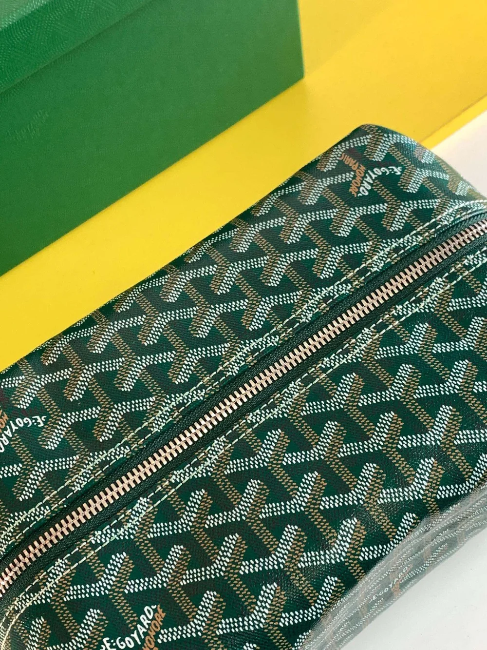 고야드 볼링 25 클러치 그린