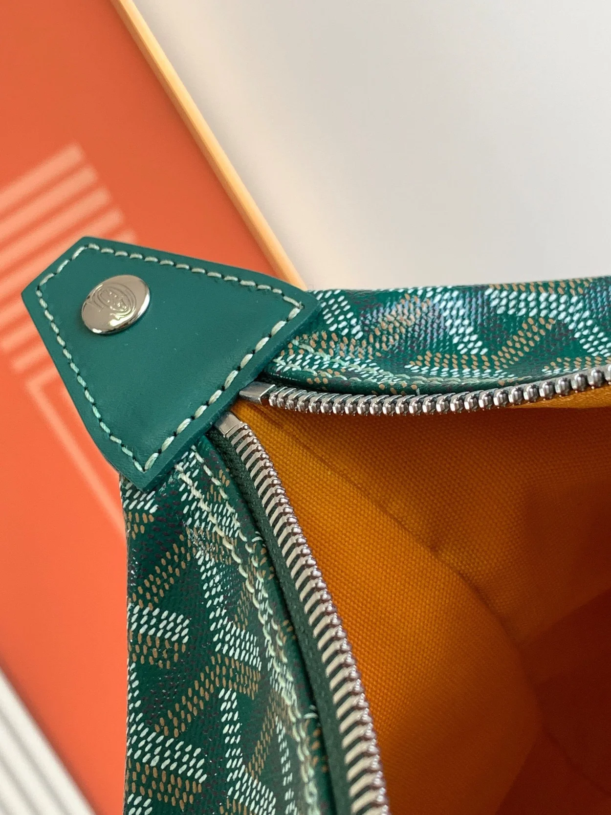 고야드 볼링 25 클러치 그린