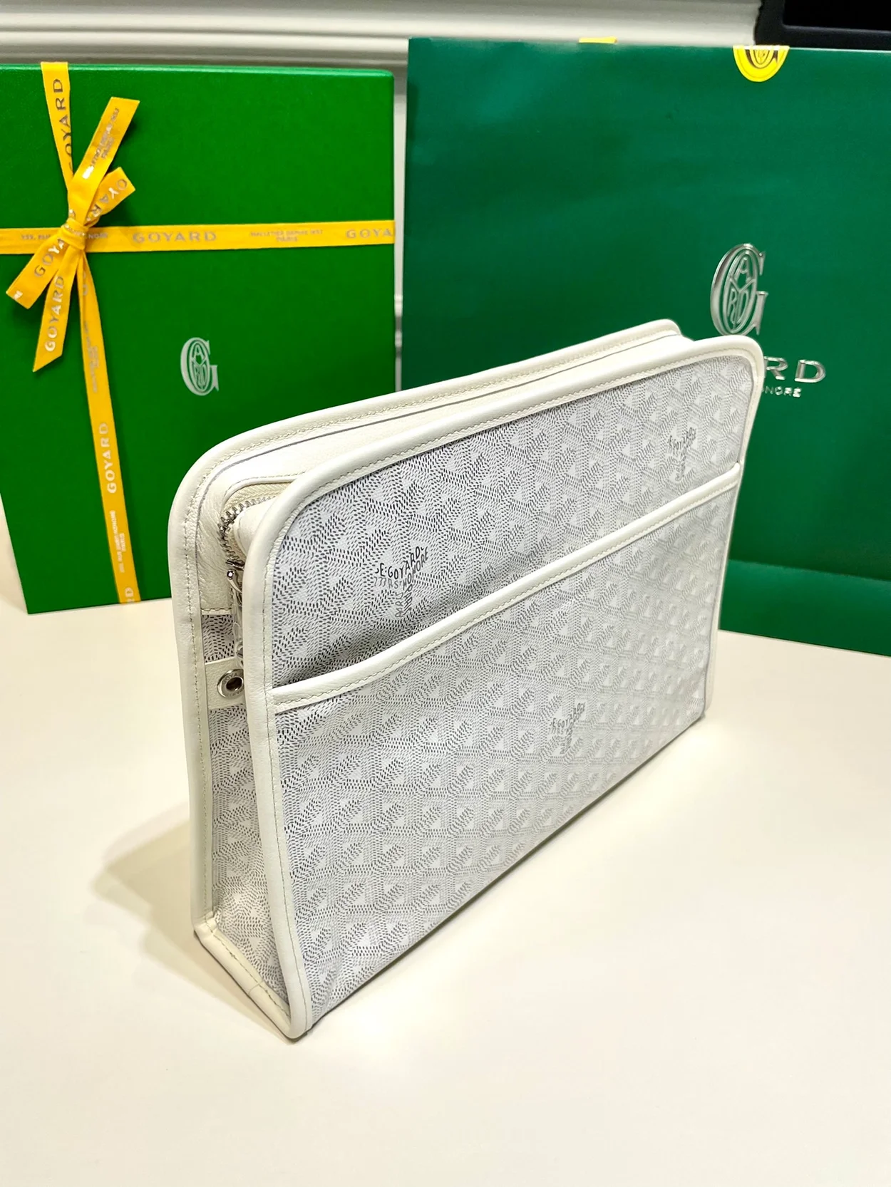 고야드 쥬방스 백 GM 화이트