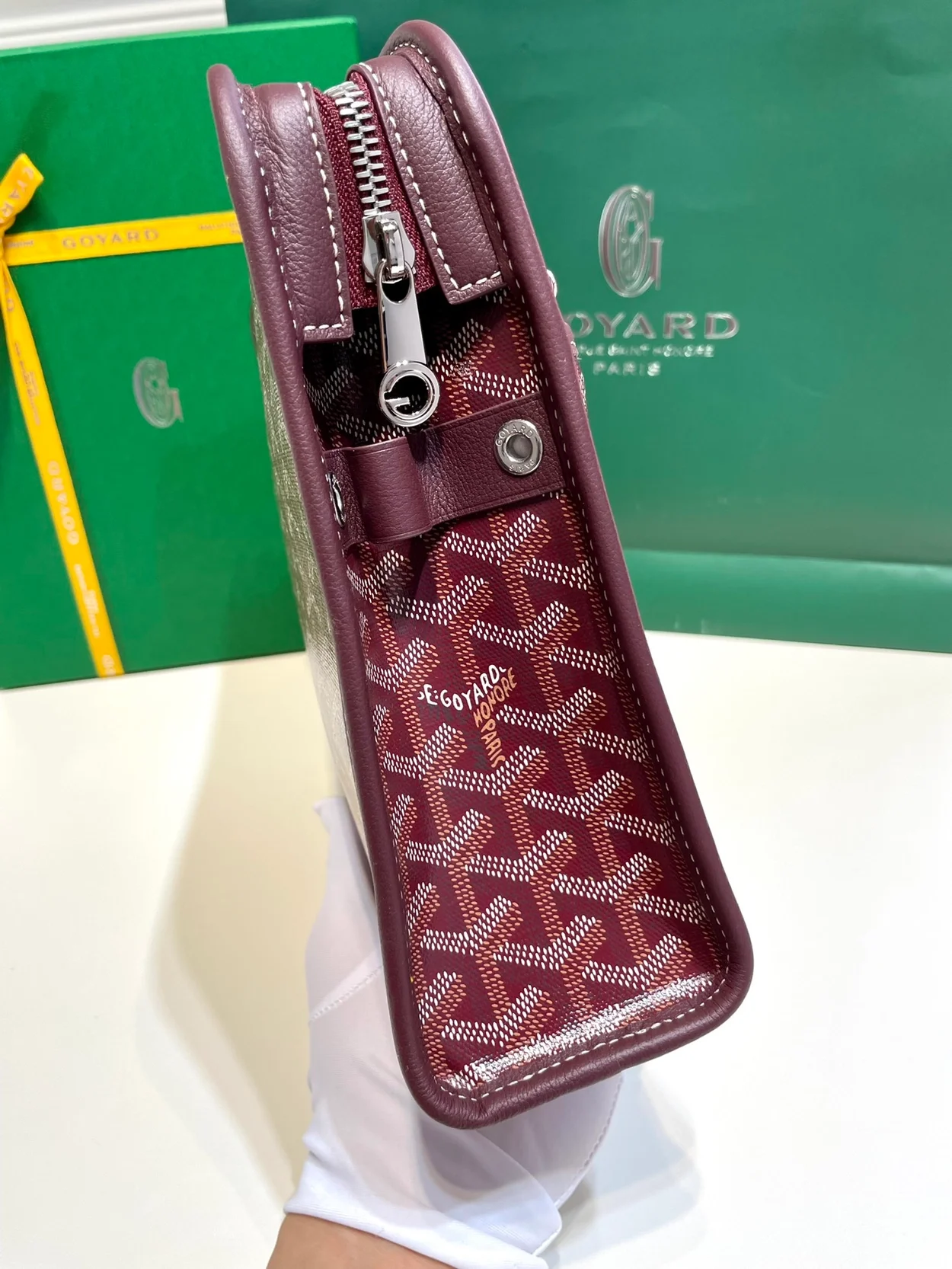 고야드 쥬방스 백 GM 버건디