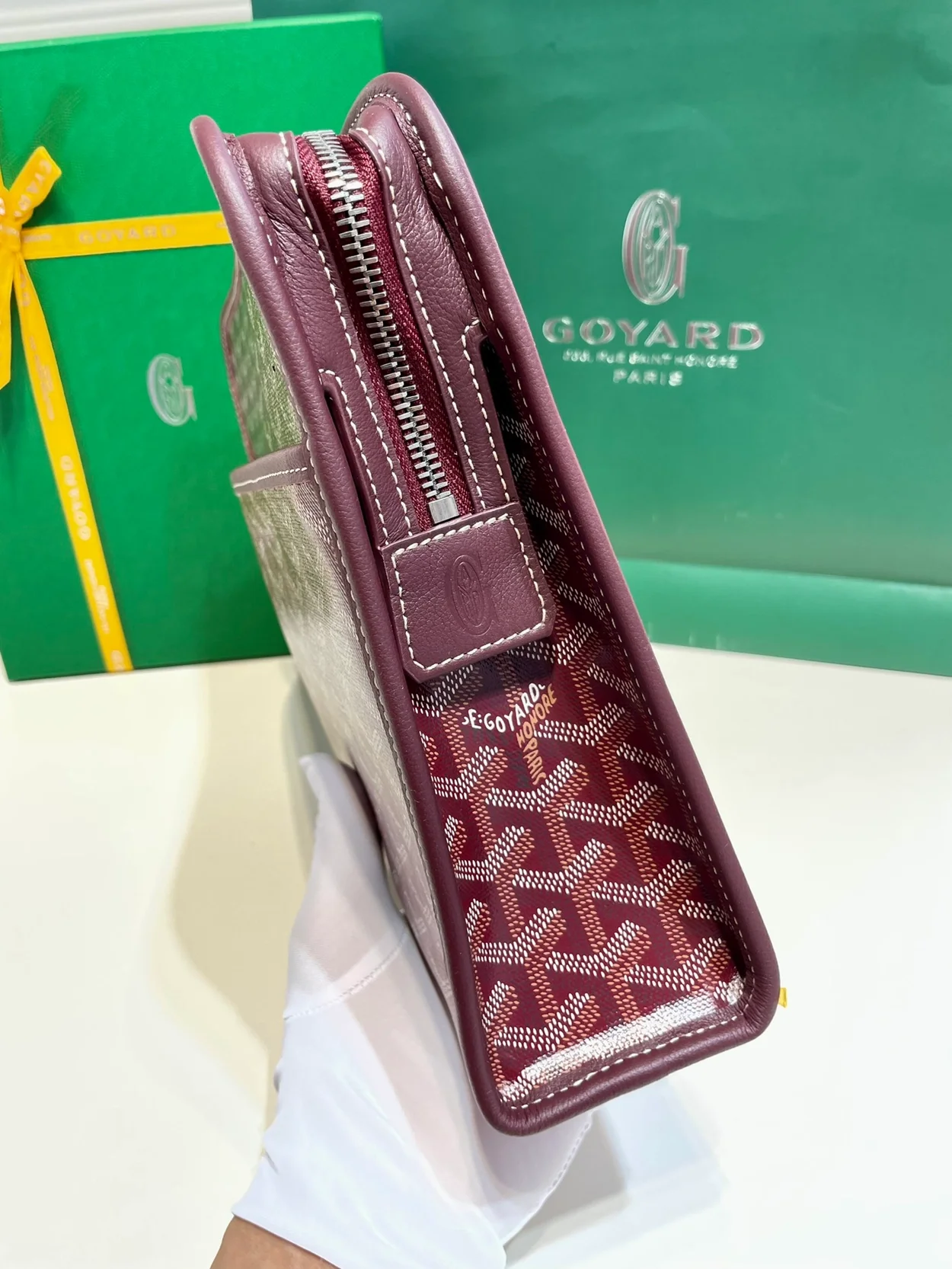 고야드 쥬방스 백 GM 버건디