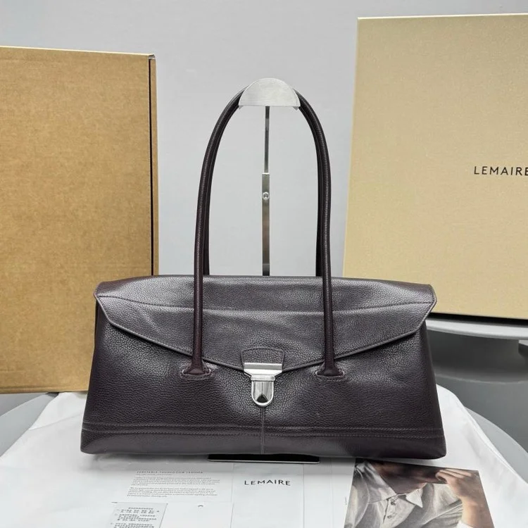 르메르 기어 카프스킨 숄더 브라운