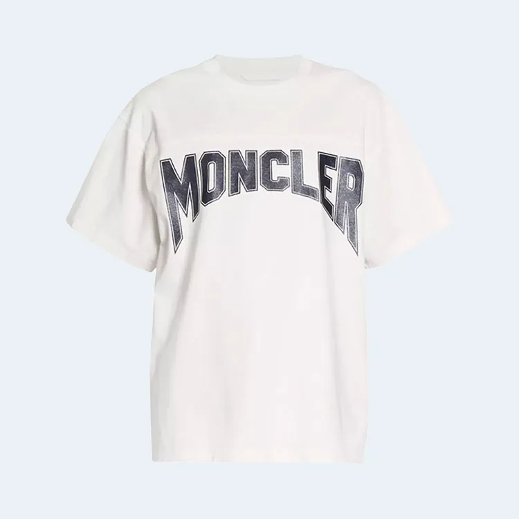 몽클레어 컬리지 반팔 티셔츠 화이트