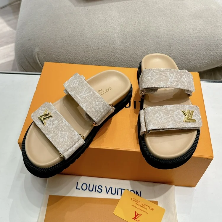 루이비통 LV 선셋 샌들 뮬