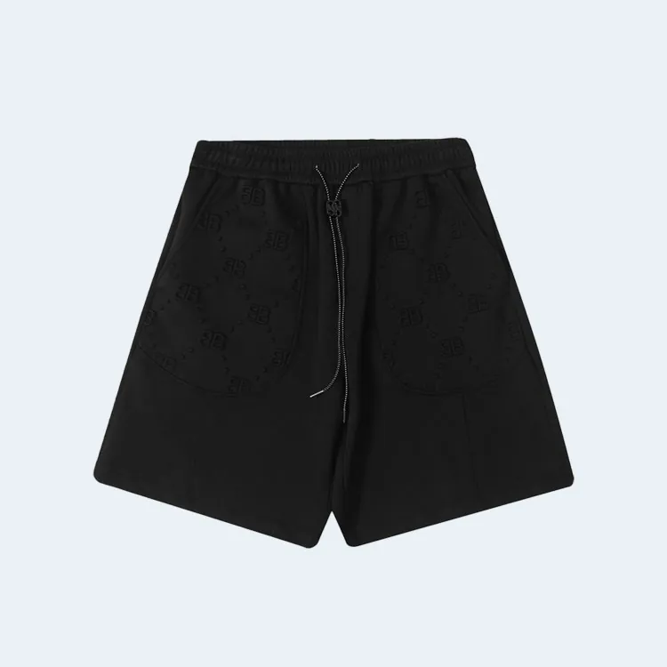 발렌시아가 파리스 드레이프 쇼츠 블랙
